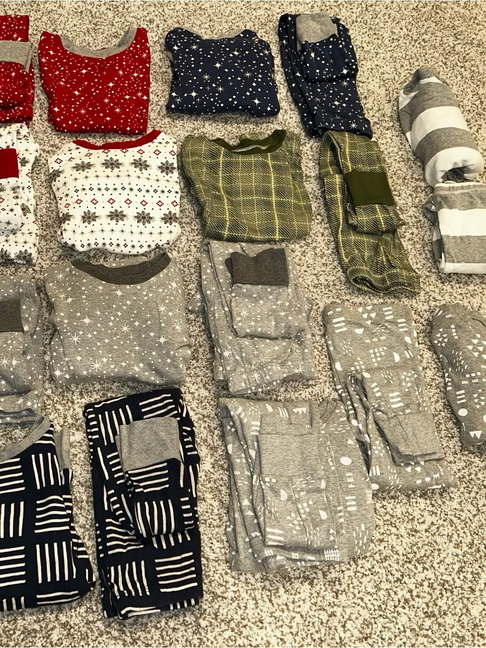 HonestBaby 5T Pajama Lot 10 Sets Organic Cotton(in like new-excellent condition)
